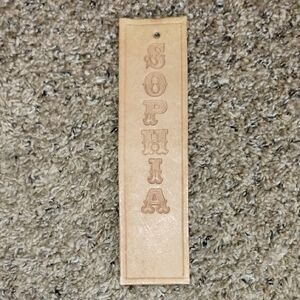 Leather Bookmark